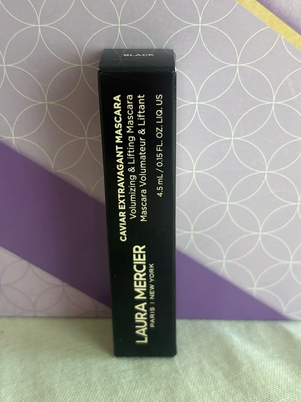 Laura Mercier Caviar Extravagant Mascara Black 4.5ml Travel Size NIB